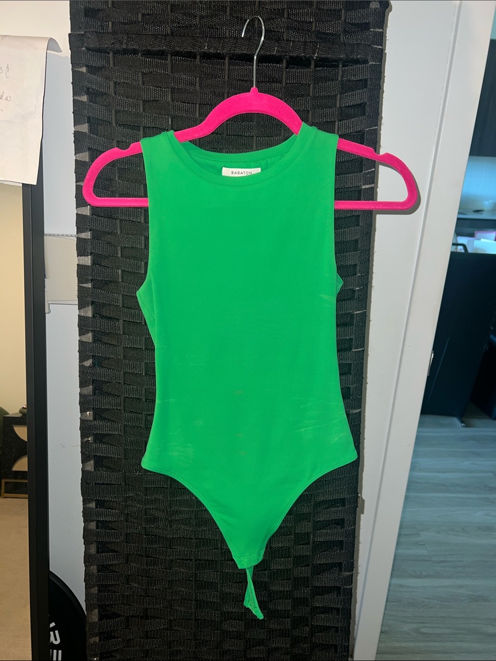 Aritzia Kelly Green Sleeveless Bodysuit